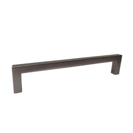 Crown 6-3/8" Modern Square Cabinet Pull with 6-3/10" Center to Center Dark Pewter Finish CHP87228DP